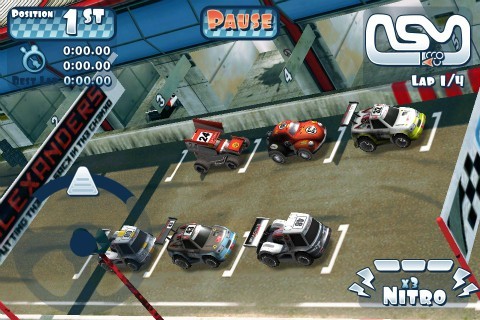 見た目はかわいいからゲームもかわいい？いいえ、そんなことはありません！パワフルなミニカーが作りこまれたサーキット場で大バトル！