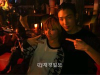 「AZIATIX」（アジアティックス）のエディー・シン(Eddie Shin) と「miss A」（ミスエイ）ミンのツーショット写真が話題だ。写真=ミンTwitter