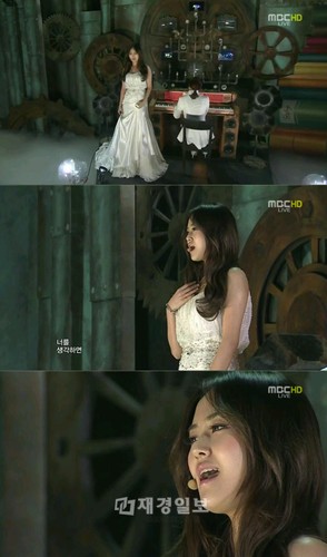 4Minute（フォーミニッツ）ホ・ガユンのウェディングドレス姿が話題だ。
