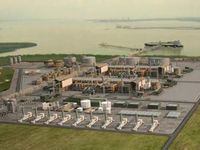豪ダーウィンにおける液化天然ガス（LNG）プラント建設イメージ図（画像：国際石油開発帝石）