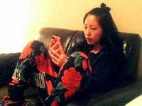 歌手BoA（ボア）のスッピンと花柄パンツファッションが話題になっている。写真＝BoAのツイッター
