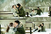 JTBC月火ドラマ『パダムパダム・・・彼と彼女の心拍音』第16話では、ガンチル（チョン・ウソン演）とジナ（ハン・ジミン演）が美しい雪合戦を繰り広げる。写真=MI