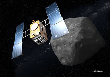 NEC、「はやぶさ」後継機の設計に着手（画像：JAXAホームページより）