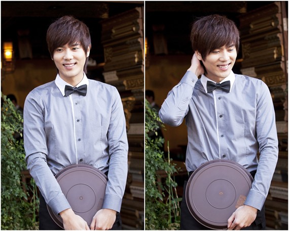 TV朝鮮創立特集週末ドラマ『コ・ボンシルおばさんを救え』（脚本パク・ウンリョン、演出ユン・サンホ）で、f(x)のルナと初々しい恋模様を描いているSS501のキム・キュジョンが、可愛らしいレストランウェイターに扮した姿が公開され、話題を集めている。