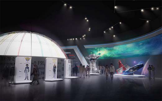 「ガンダムフロント東京」 内部イメージ（画像：バンダイ）