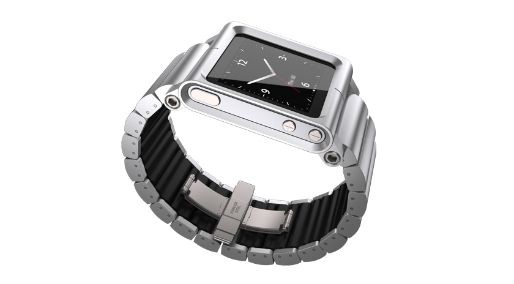 iPod nano 6G(第6世代)腕時計化キットとして大人気のLunaTIk シリーズに、更に高級バージョンのLYNKシリーズが登場しました。iPod nano 周りのフレームは、従来通り航空機グレードのアルミ製。従来のシリコンバンドが、高級アルミバンドにアップグレードされました。 iPod nano 6G(第6世代)腕時計化キットとして大人気のLunaTIk シリーズに、更に高級バージョンのLYNKシリーズが登場しました。iPod nano 周りのフレームは、従来通り航空機グレードのアルミ製。従来のシリコンバンドが、高級アルミバンドにアップグレードされました。