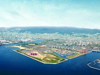 「パナホーム　スマートシティ潮芦屋」空撮写真（画像：パナホーム）