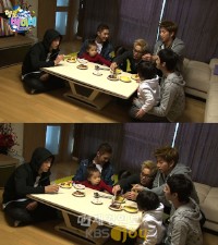 MBLAQの末っ子ミルが分別のない(?)パパの姿を見せ、メンバーたちからクレームを浴びた。 MBLAQの末っ子ミルが分別のない(?)パパの姿を見せ、メンバーたちからクレームを浴びた。