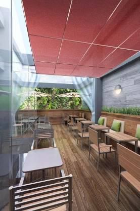 「MOSDO恵比寿店」2階フロア　イメージ（画像：モスフードサービス）