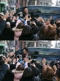 パク・シフ主演映画『私が殺人犯だ』の撮影のため、100人以上のファンがエキストラとして集まった。
パク・シフ主演映画『私が殺人犯だ』の撮影のため、100人以上のファンがエキストラとして集まった。