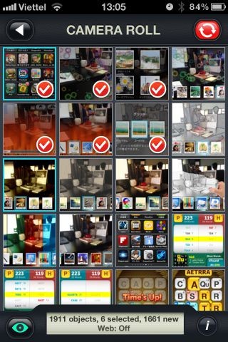 このアプリはこのアプリをインストールしている同士で写真を交換することができます。しかもうれしいのはiPhoneやiPod touchのユーザーと交換したとき、直接相手のカメラロールに登録されます。いちいちPCと同期させ登録しなくていいんですね。