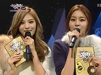 AFTERSCHOOL（アフタースクール）のメンバー、ユイとナナがKBS『ミュージックバンク』のMCを務め、話題を呼んでいる。