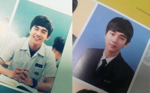 最近、韓国国内オンラインコミュニティ掲示板に「ユ・スンホの高校卒業写真」というタイトルで写真が投稿された。写真=オンラインコミュニティ
