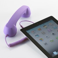 iPhoneでの通話に対応した固定電話の受話器型ヘッドセット「iPhone受話器 400-HS028シリーズ」 iPhoneでの通話に対応した固定電話の受話器型ヘッドセット「iPhone受話器 400-HS028シリーズ」