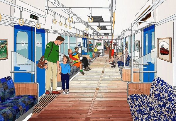 新型車両「6000系」イメージ（画像：富士急行）
