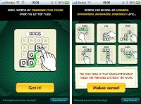 「Scramble With Friends Free」は16個のアルファベットの中で、近くの文字をつなぎ合わせて言葉を作る、新感覚パズルゲームです。