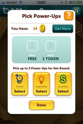 「Scramble With Friends Free」は16個のアルファベットの中で、近くの文字をつなぎ合わせて言葉を作る、新感覚パズルゲームです。