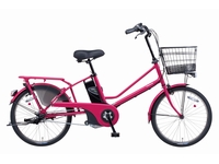 後ろ乗せ用チャイルドシートの装着などのカスタマイズができる女性向け電動アシスト自転車「ララファイブ・ミニ」（写真提供：パナソニック）