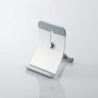 エレコムのタブレット用スタンド「TB-DS004SV」。ディスプレイサイズ7インチ～10インチ以下のタブレットPCに対応している。