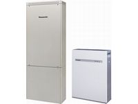 パワーステーション（左）とリチウムイオン蓄電池ユニット（右）（画像：パナソニック）