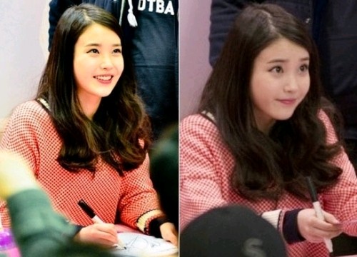 22日、あるオンラインコミュニティー掲示板に、IUのサイン会での写真が掲載された。この写真は19日にキョンギ道で行われたサイン会でのもの。