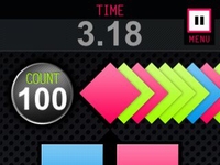 面白革命カプセルプラスは色を判断しタイムを競う瞬時の判断力が試されるゲーム「100の瞬間」をリリースしました。