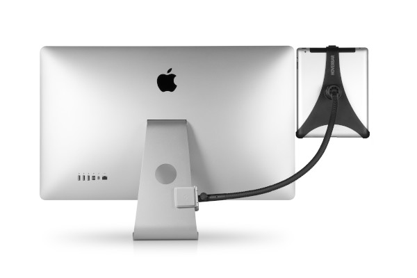 机やモニターなどにiPad 2を装着できるフレキシブルアーム付きスタンド「Twelve South HoverBar for iPad 2」（米Twelve South社製）