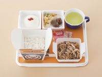 「AIR吉野家」(画像:日本航空) 「AIR吉野家」(画像:日本航空)