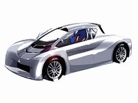 『i-MiEV』プロトタイプ（スケッチ：フロント）（画像：三菱自動車）