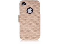 iPhone4S/4用ケース「Luxa2 Lille iPhone 4S」。着信時にケースのフリップカバーを開けずにワンタッチで直ちに応答できる。