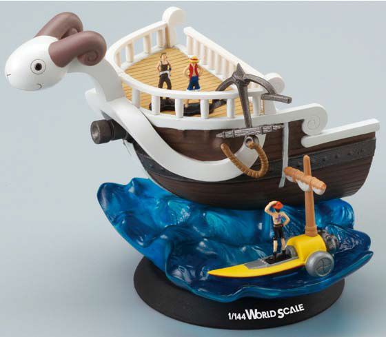 『1/144 WORLD SCALE ONE PIECE』（全6種・各630円／税込）（画像：バンダイ）