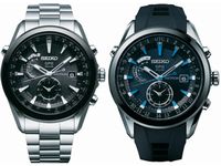 ブライトチタンモデル「SAST003」（左）とステンレススチールモデル「SAST009」（右）（画像：セイコーホールディングス）