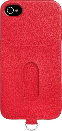 プリンストンテクノロジーが発売したiPhone 4/4S用カードホルダー付きPUレザーハードケース「PIP-CHC2P」シリーズ