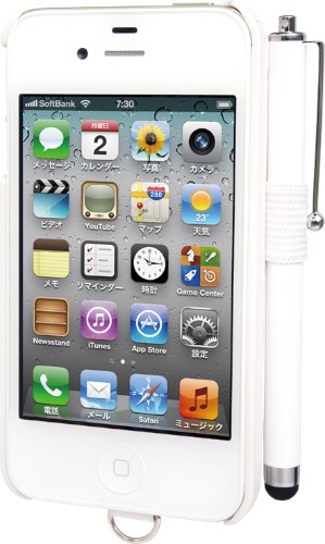 プリンストンテクノロジーが発売したiPhone 4/4S用カードホルダー付きPUレザーハードケース「PIP-CHC2P」シリーズ