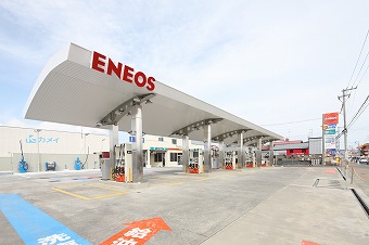 宮城県石巻市の「新・震災対応SS」全景（写真：JX日鉱日石エネルギー）