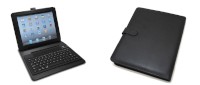 アップルのタブレット型端末「iPad」（第3世代）に対応したBluetoothキーボード一体型のレザーケース「MK2000」