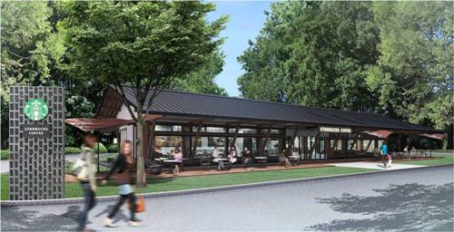 「スターバックス コーヒー 上野恩賜公園店」イメージ（画像：スターバックスコーヒージャパン）