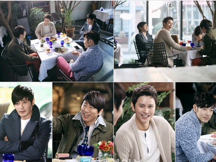 チャン・ドンゴンら、イケメン中年4人組の撮影風景が公開された。