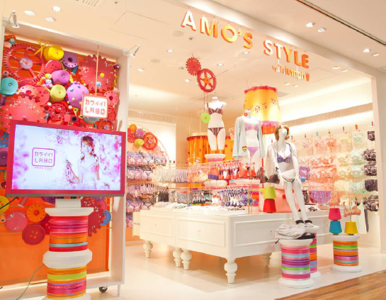 「AMO'S STYLE by Triumph　東急プラザ表参道原宿店」（写真：トリンプ・インターナショナル・ジャパン）