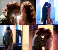 チャン・グンソクと少女時代のユナがロマンチックなキスを交わす。 チャン・グンソクと少女時代のユナがロマンチックなキスを交わす。