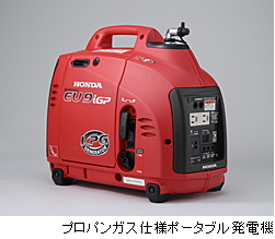 ホンダ＜７２６７＞（東１）は２６日、停電などの非常時にプロパンガスを用いて発電が可能なポータブル発電機を開発し、今夏よりＬＰガス機器事業者に向けて供給を開始すると発表した。