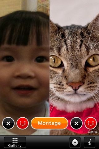 写真 Iphoneアプリ オフラインでも利用可能 2つの顔を合成することができるアプリ 顔モンタージュ 財経新聞