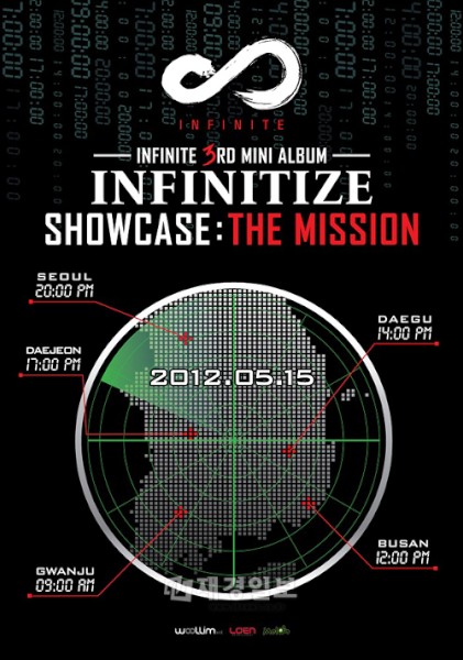 7人組グループINFINITEがカムバックを控え大規模ショーケースを開催する。