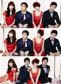 韓国MBC新水木ドラマ『I DO I DO』の4人の男女主人公のポスター撮影現場が公開され目を引いている。写真=（株）キム·ジョンハクプロダクション