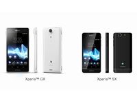 『Xperia GX』(左)と『Xperia SX』(右)(画像:ソニーモバイルコミュニケーションズ) 『Xperia GX』(左)と『Xperia SX』(右)(画像:ソニーモバイルコミュニケーションズ)