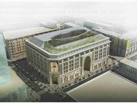 上海新世界大丸百貨(仮称)の完成予想図(画像:J.フロントリテイリング) 上海新世界大丸百貨(仮称)の完成予想図(画像:J.フロントリテイリング)