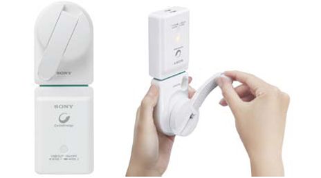 手回し充電対応ポータブルUSB電源「CP-A2LAKS」（画像：ソニー）