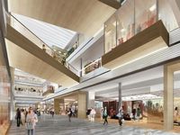 名古屋駅新ビル(仮称)歩行者通路(2階)イメージ(画像:JR東海) 名古屋駅新ビル(仮称)歩行者通路(2階)イメージ(画像:JR東海)