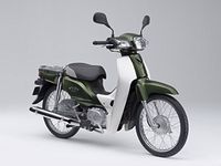 スーパーカブ50(パールハーベストグリーン)(写真:ホンダ) スーパーカブ50(パールハーベストグリーン)(写真:ホンダ)