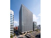 昭和通り側から眺めた新本社（画像：清水建設）